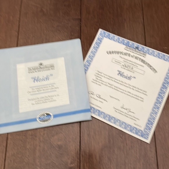 Ashton Drake Heidi Porcelain Ballerina Doll - Picture 8 of 8